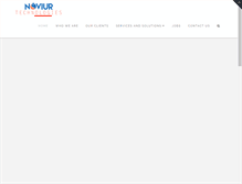 Tablet Screenshot of noviurtechnologies.com